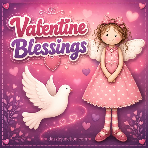 Valentine Blessings Valentines Day image