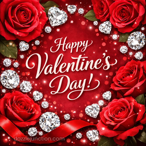 Valentine Diamonds Rose Valentines Day image