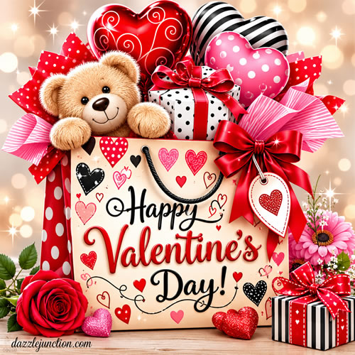 Valentine Gift Bear Valentines Day image