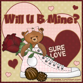 B Mine Sneaker Happy Valentines Day image