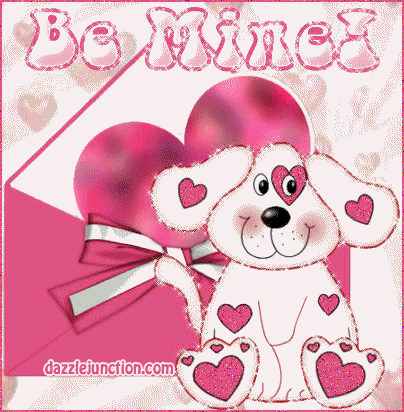 Be Mine Puppy Happy Valentines Day image