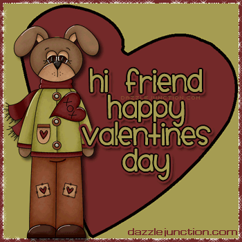 Valentine Friend Pup Happy Valentines Day image