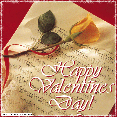 Yellow Rose Happy Valentines Day image