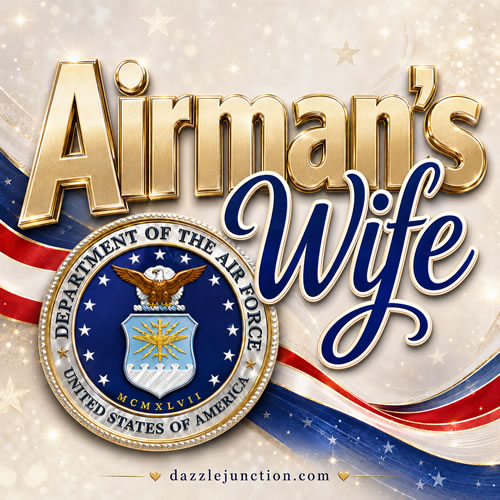 Proud Airman Wife Veterans Day image