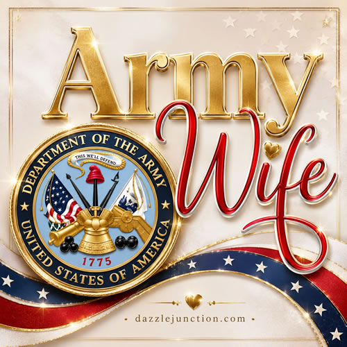 Proud Army Wife Veterans Day image