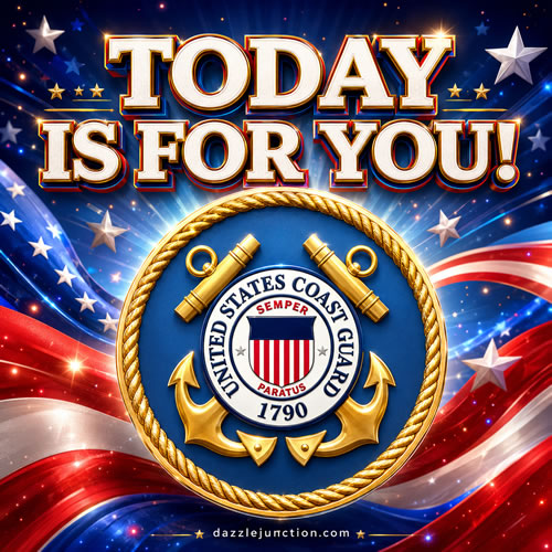 Today Is For Our Coast Guard Veterans Veterans Day image