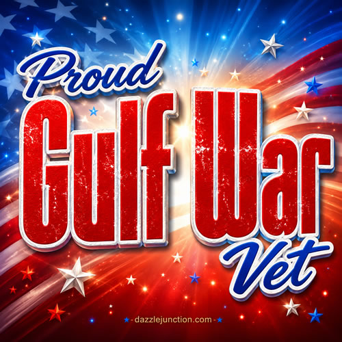 Proud Gulf War Veteran Veterans Day image