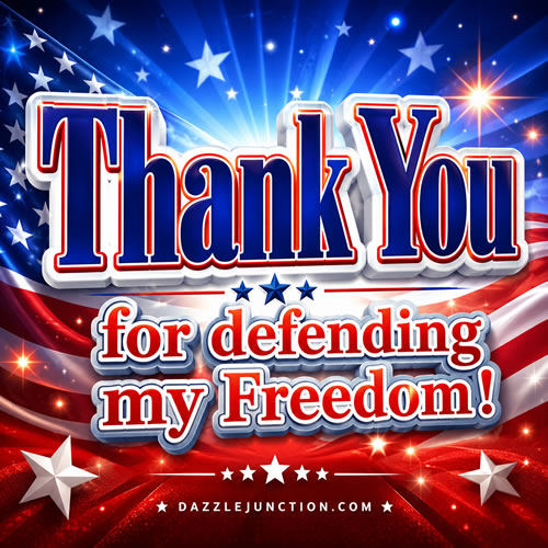 Thank You for Defending Our Freedom Veterans Day image