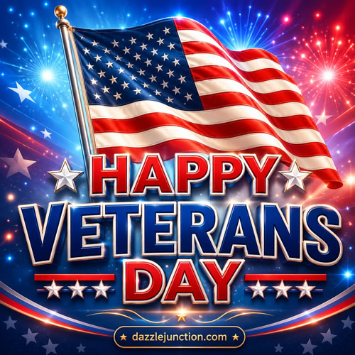 Veterans Day Flag Tribute image
