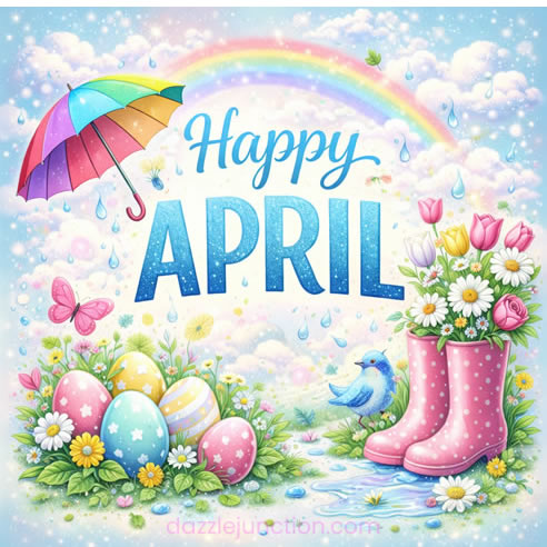 Happy April image