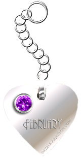 February Keychain image