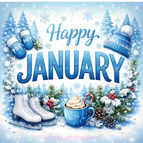 Happy January image