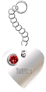 January Keychain image
