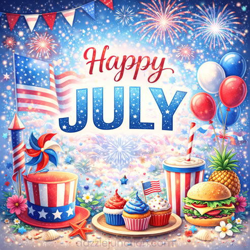 Happy July image