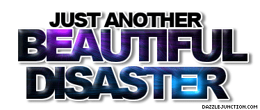 Beautiful Disaster Quote Banner image