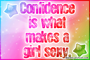 Confidence Sexy Quote Banner image