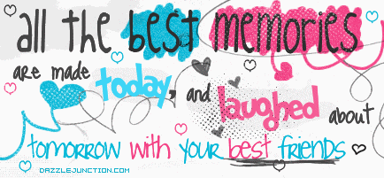 Friend Memories Quote Banner image