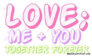 Love Me And You Forever Quote Banner image