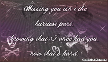 Missing You Not Quote Banner image