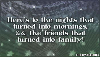 Friends Into Family