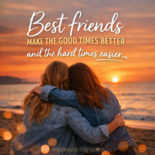 Hard Times Easier Friendship image