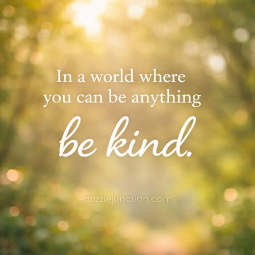 Be Kind Inspirational image