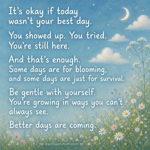 Better Days Coming Inspirational image