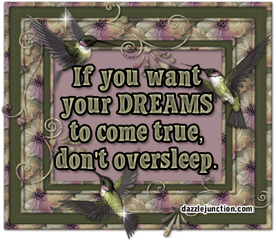 Dont Oversleep Inspirational image