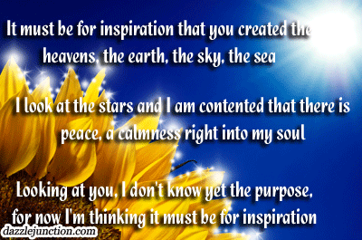 For Inspiration Inspirational image