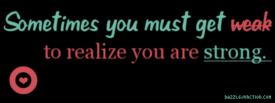 Get Weak Realize Strong