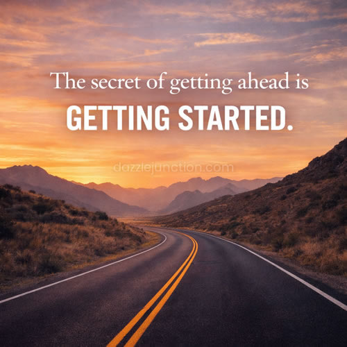 Getting Started Inspirational image