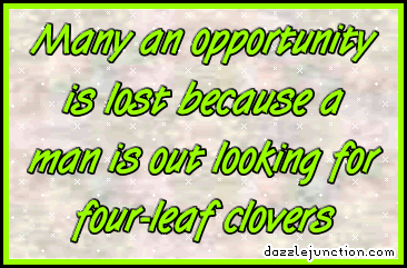 Lost Opportunity