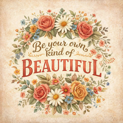 Own Kind Beautiful Inspirational image