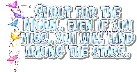 Shoot For The Moon Inspirational image