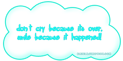 Smile Because Inspirational image