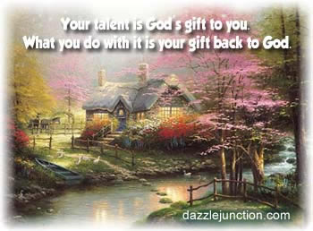 Talent Gods Gift Inspirational image