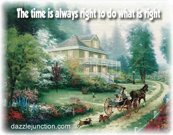 Time Always Right Inspirational image