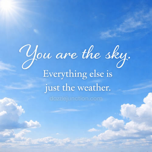 You Are The Sky Inspirational image