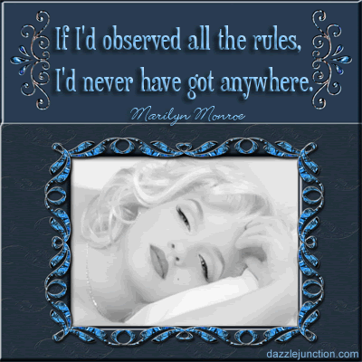 Rules Marilyn Monroe image