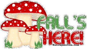 Fall Mushroom Glitter Autumn, Fall image