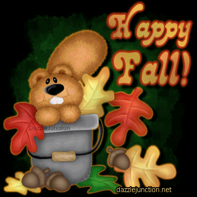 Happy Fall Critter Autumn, Fall image