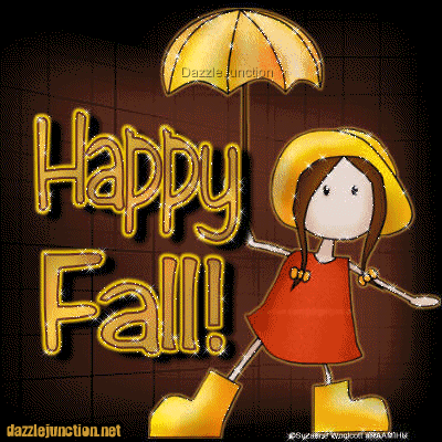 Happy Fall Umbrella
