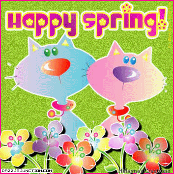 Happy Spring Cats