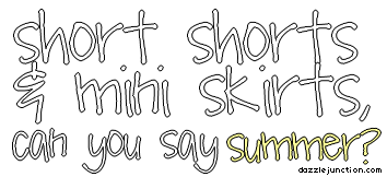 Short Shorts Summer Captions image