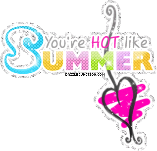 Hot Like Summer Summer Glitter image