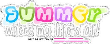 Life Is At Summer Glitter image