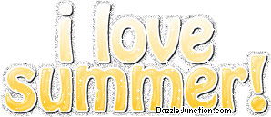 Love Summer Yellow Summer Glitter image