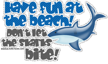 Shark Summer Glitter image