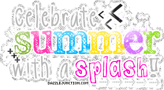 Splash Summer Glitter image
