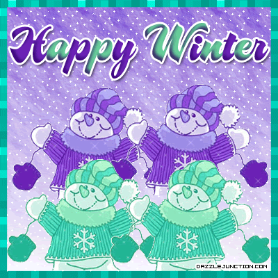 Happy Winter Snowman image